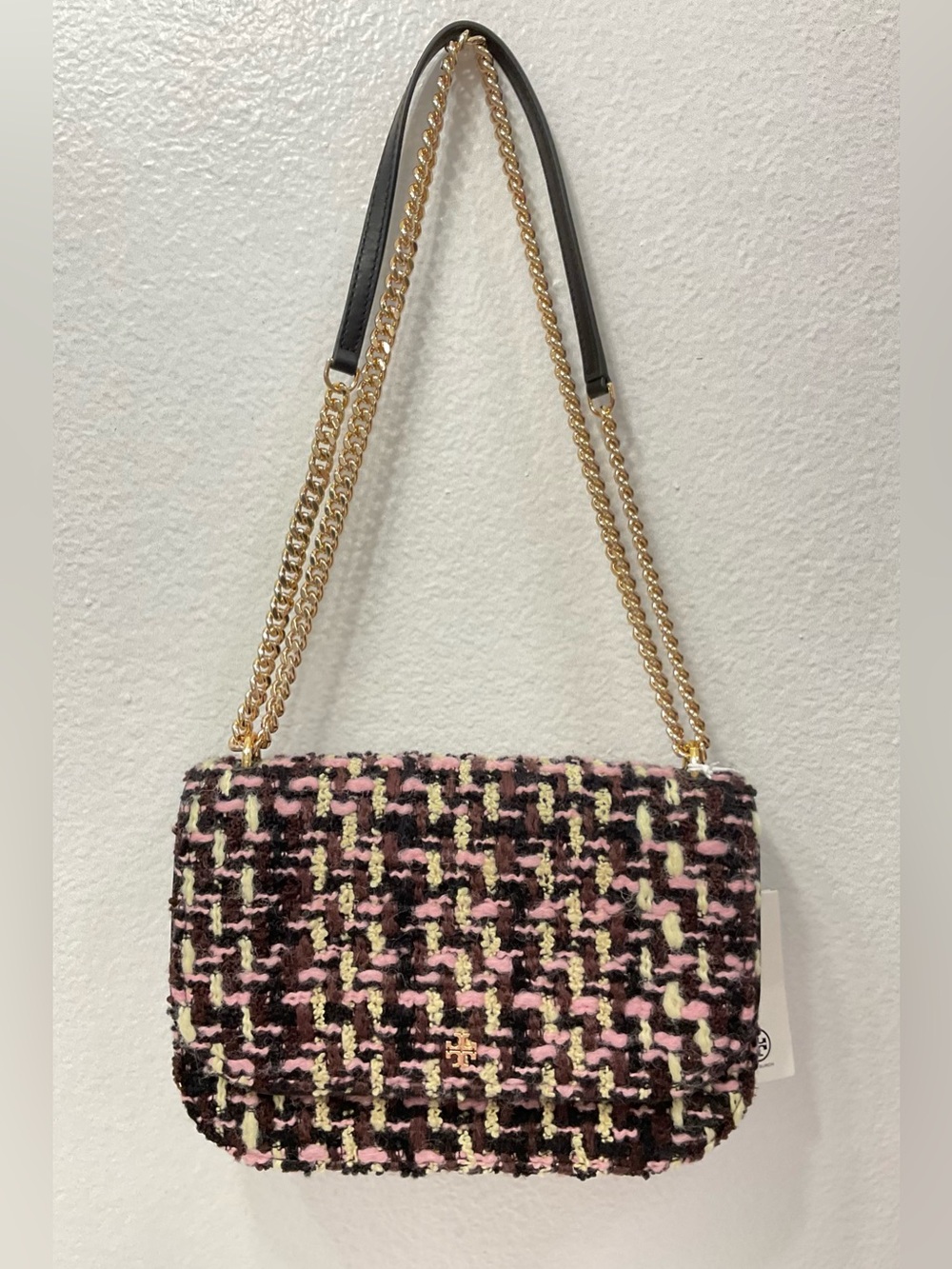NWT Tory Burch  Tweed Shoulder Bag